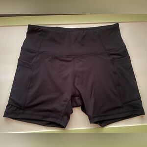 Black biker shorts